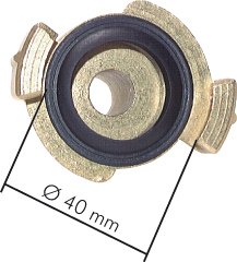 GK-Schlauchkupplung,19 (3/4″)mm Schlauch, drehbar Ausführung:gekuppelt drehbar - 2