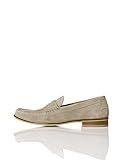 Rahmengenäht find. Herren Rauleder Slipper, Grau (Grey), 42 EU
