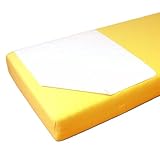 Medicline Betteinlage Betteinlage wasserdicht, Bettauflage Molton Oberseite 100 % Baumwolle, Unterseite 100 % PU 50 x 70 cm - 2