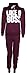 Produktbild DOPE LIKE A BOSS HOMIES F**K YOU Hang over Wine flue NEUE FRAUEN DRUCKEN HEMD CROP TOP Leggings Hose (M/L (UK 12-14), LIKE A BOSS TRACKSUIT- WINE)