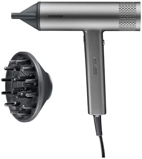 Severin Asciugacapelli Ionico Professionale con Diffusore e Concentratore Magnetici, Motore BLDC Potente e Silenzioso, Tecnologia a Ioni Anticrespo, 2.000 W, Antracite, HT 0171