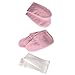 Deo Paraffin Wax Manicure Pedicure Mitts Booties Treatment Cotton Hands Feet Liners Protectors PINK