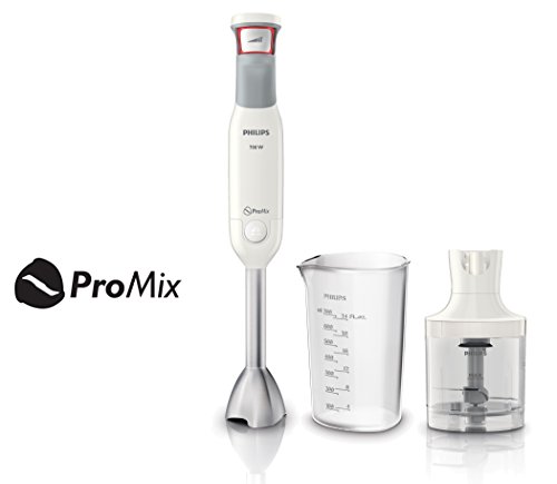Philips HR1641/05 Speed Touch Stabmixer (700 Watt, 0,35 Liter) weiß/rot - 2
