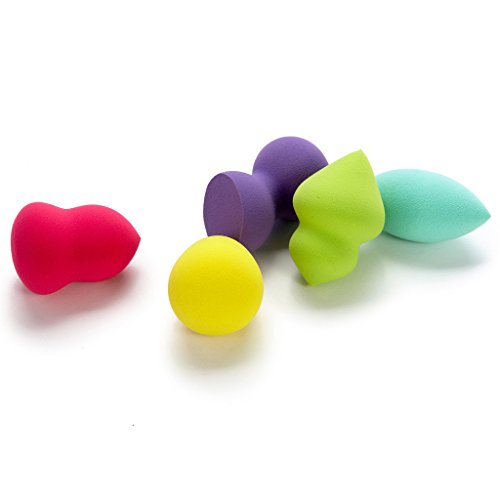 Wleec Beauty 5 PCS Multi-Functional Shapes Makeup Blender Sponge