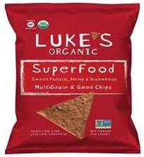 Lukes Organics Sweet Potato &amp; Hemp Chips 142g x 2