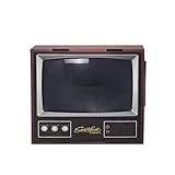 No requiere pilas. Amplificador de Video de la Lupa de la Pantalla de la Lupa del teléfono móvil de la TV del Vintage Ampliador ampliado Soporte para el Programa de TV de Video - Negro