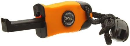 Fibega Firestarter/Firesteel, usable with one hand, incl. compass - orange