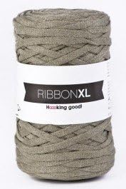 Hoooked Zpagetti Ribbon XL Khakigrün Ribbon Yarn 130 m (Basic Price 100 m = 7.65 &amp; # x20AC;)
