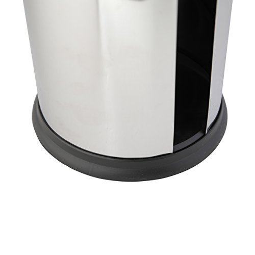 axentia WC Ersatz-Rollenhalter Bustino aus Edelstahl – Box für 3 Toilettenpapier-Rollen – Toilettenpapierrollenhalter ohne Bohren – Klorollenhalter stehend – Klopapier-Rollenhalter - 5