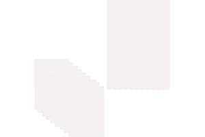 SICAILU 10Pcs A4 Stencils Square Stencil Paper, PET Stencil Paper Transparent Mylar Sheets，Blank Mylar Templates for DIY Material Making Stencils (Transparent)