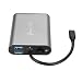 Produktbild Hermosairis Multifunktions-Typ-C-Hub HD-Video-HDMI-VGA-Ausgang Gigabit-Ethernet-RJ45-Adapter USB-3.0-Ports DSP-Unterstützung Audio TF-Karten