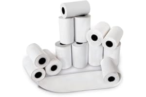 SHOBI Rotoli Pos per Registratore di Cassa 57mm x 18m x 12mm rotoli omologati per scontrini e ricevute (10 Rotoli)