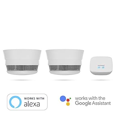 Smartwares Smart Home Pro | Set de détecteurs de fumée avec station de base, contrôlable via l'application gratuite HomeWizard Link