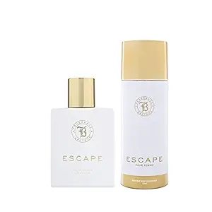 Fragrance & Beyond Escape 2 pcs Gift Set for Women |100 ml Eau De Toilette | 150 ml Body Deodorant | Long Lasting Fragrance | Made In India |
