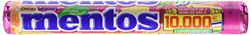 Mentos Fruits Caramelos Masticables con Sabor a Frutas - 38 g