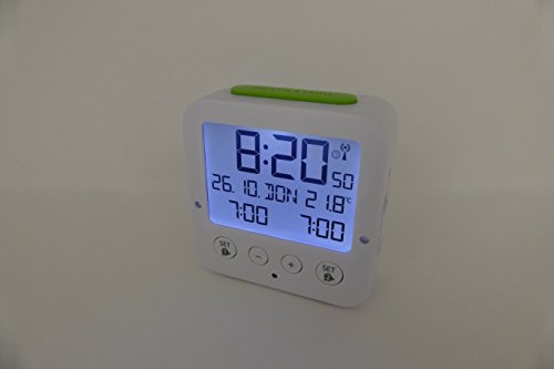 TFA Dostmann Bingo Funk-Wecker, weiß/grün - 2