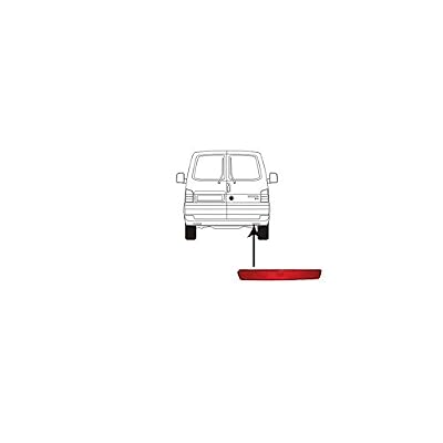 Van Wezel 5896930 Catadioptre/Réflecteur Arrière à Droit