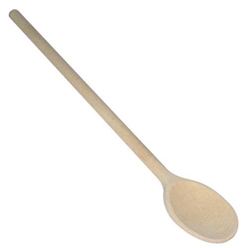 Metaltex 570530 Kochlöffel aus Buchenholz, oval, 30 cm