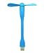 Produktbild Original XIAOMI tragbare Mini USB Fan biegbarer Arm Fan 5 V USB Power – Blau