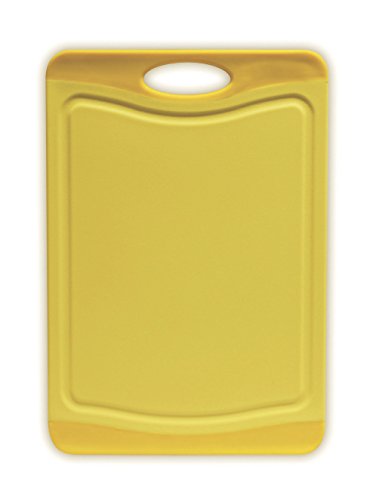 Excelsa Security Schneidebrett antibakteriell Kunststoff, Orange/Gelb/Grün/Hellblau, 29 x 20 x 2 cm - 3