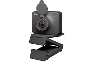 OBSBOT Meet Webcam 4K con Tecnología de IA, Cámara de videoconferencia con Encuadre Automático, Videollamadas y Streaming Ultra HD, con Micrófono, para PC/Mac/Laptop/Macbook