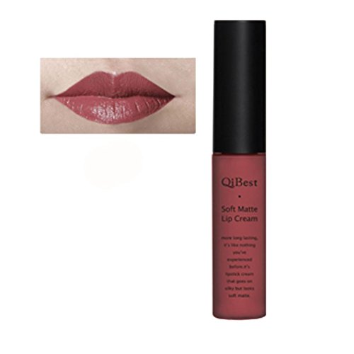 Ularma Lipgloss Soft Matte Flüssiger Lang anhaltender Wasserdicht Lippenstift, Rosa/27