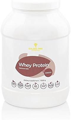 Whey Protein Powder 1kg | 100% All-Natural Ingredients | Delicious Natural Chocolate Flavour | No Added Sugar | No Artificial Colours, Sweeteners or Flavours