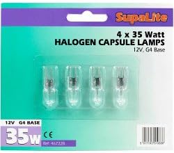 SupaLite Halogen Capsule Lamp G4 35w 12v