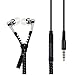 LipiWorld Zipper earphone High Bass & Treble Universally Compatible with ear bud in-ear with mic For IPhone(Black) RS.169.00