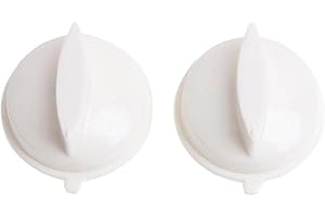 PUCO 2 manopole rotanti per forno a microonde, interruttore di controllo in plastica per media universali fustellati parole