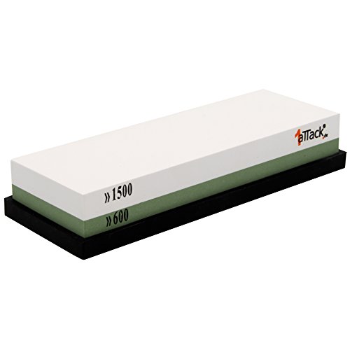 Schleifstein 600 – 1500 Körnung Wasserstein Abziehstein Wetzstein 180 x 60 x 27 mm - 2