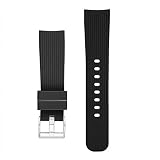 Ersatzarmbänder Universal Silikon Sportuhrenarmband Handschlaufe Weiche Silikon Sportarmbänder Ersatz-Handgelenkgurte Ersatz-Sport-Edition-Band für Samsung Galaxy Watch SM-R810 42MM & Gear 2-20MM