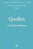 Thomas-Müntzer-Ausgabe: Quellen zu Thomas Müntzer: BD 3