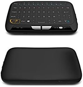 Mini Wireless Keyboard Touchpad Mouse and Remote Control with Large Touch Surface for Windows PC, Android TV Box, XBMC,Kodi,HTPC, IPTV, PC, PS3 , PS4, Macbook,Xbox 360, Raspberry Pi 3,NVIDIA SHIELD TV, Windows 2000 XP /Vista/7/8/10 (Black)