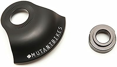 Mutant Bikes drive side BMX bike hub guard no2 black