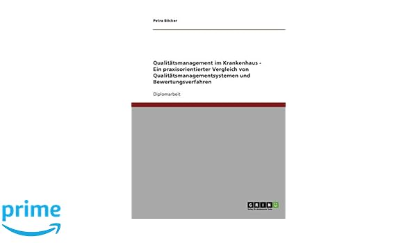 Qualitätsmanagement Im Krankenhaus Ein Praxisorientierter - 