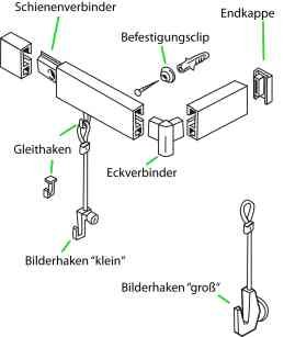 Artline-Bilderhaken Klein 10 Stück - 4