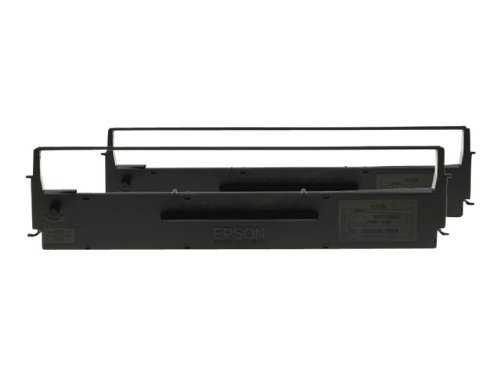 Black Ribbon Cartridge for LQ-350/300+/300+II, Dualpack