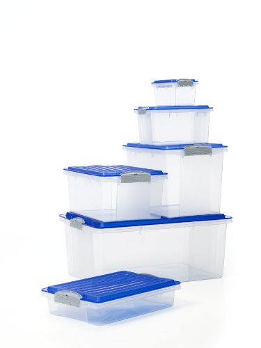 Rotho Aufbewahrungs-Box COMPACT mit Deckel, Lagerbox transparent aus Kunststoff im DIN A5 Format, Inhalt 4,5 Liter, Plastikkiste ca. 27 x 18,5 x 15 cm - 3