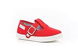pepitos lona niño  Zapatillas Pepito de Lona para Niños, Angelitos mod.122, Calzado infantil Made in Spain, Garantia de Calidad. (22, Rojo)