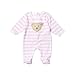 Steiff Baby Girls Long Sleeve Footies, Pink (Barely Pink Rose 2560), 0 - 3 Months