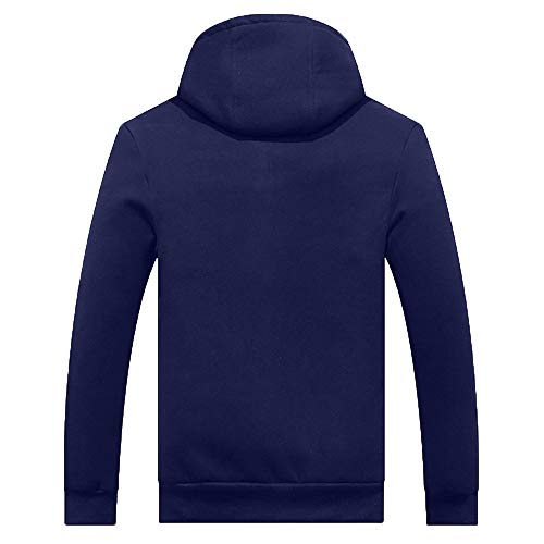 Winterjacke Mäntel Herren,Elecenty Männer Wintermantel Trenchcoat Jacken Kapuzenjacke mit Kapuze Warm Gefütterte Steppmantel