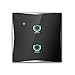 Price comparison product image Smart Wall Light SwitchMASAMALA Smart Switch Compatible with Alexa and Google Home, Smart Phone Remote Control, Overload Protection (2Gang)