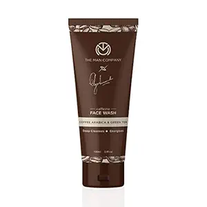 The Man Company Coffee Face Wash with Coffee Arabica & Green Tea Extracts | Deep Cleanser | Dirt Removal | Soothes Skin - 100ml
