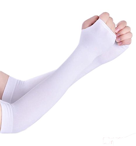 Doitsa Manchettes Manches de Bras Flexible Protection Solaire et Anti UV Absorber la Sueur Séchage Rapide Gants de Bras pour Sport Outdoor