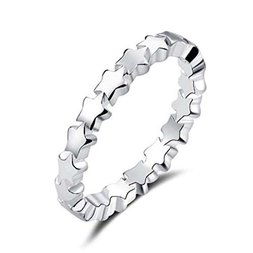 Preisvergleich Produktbild WGY SportwarenSilber Österreichischen Kristall Verlobungsringe Für Frauen Weibliche Hochzeit Zirkonia Ring Schmuck, F