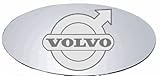 tisch volvo fm LASERGRAVIERTER SPIEGEL: Ovaler Deko-Spiegel für die Rückwand des LKW-Führerhauses | Abmessungen = 50cm x 25cm