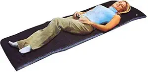Rechargeable Massage Bed With Heat Massaging Mattress Sleep Beauty Spa Heating Vibrating Head Neck Leg Massager Bed Cushion Massage With Remote Control Full Body Massage