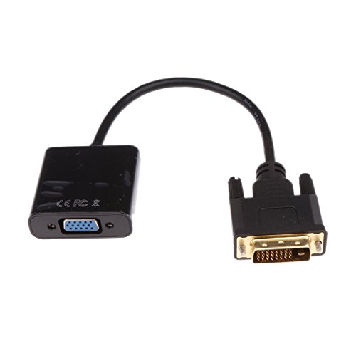 Gazechimp DVI-D auf VGA Aktives Video Adapter Kabel DVI 24+1 zu VGA Wandler 1080P HDTV Adapter unterstützt für die Auslösung 1280×960 1680×1050 - 2