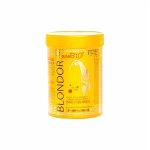 PureBio Blondor 200gm Purobio Blondor Powder & Hair Colour 200g | Get Hair Color (Yellow) (200ml, Yellow)
